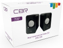 CBR CMS 336 Black, Акустическая система 2.0, питание USB, 2х3 Вт (6 Вт RMS), материал корпуса пластик, 3.5 мм линейный стереовход, регул. громк., длина кабеля 1 м, цвет чёрный2