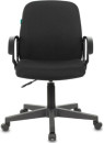 Кресло Бюрократ CH-808-LOW/#B низкая спинка сиденье черный 3С11 НА ПИАСТРЕ2