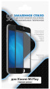 Закаленное стекло с цветной рамкой (fullscreen) для Xiaomi Mi Play DF xiColor-59 (black)2