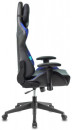 Кресло игровое Бюрократ VIKING 5 AERO BLUE черный/синий искусственная кожа3