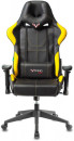 Кресло игровое Бюрократ VIKING 5 AERO YELLOW черный/желтый искусственная кожа2