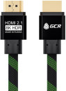 Кабель HDMI 2м Green Connection GCR-51834 круглый черный/зеленый