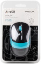 Мышь беспроводная A4TECH Fstyler FG10S чёрный синий USB + радиоканал3