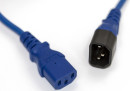 Hyperline PWC-IEC13-IEC14-1.8-BL кабель питания монитор-компьютер IEC 320 C13 - IEC 320 C14 (3x0.75), 10A, прямая вилка, 1.8 м, цвет синий2