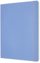 Блокнот Moleskine CLASSIC SOFT QP621B42 XLarge 190х250мм 192стр. линейка мягкая обложка голубая гортензия