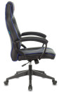 Кресло игровое Бюрократ VIKING ZOMBIE A3 BL черный/синий искусственная кожа3