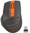 Мышь беспроводная A4TECH Fstyler FG30S оранжевый серый USB