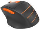 Мышь беспроводная A4TECH Fstyler FG30S оранжевый серый USB5