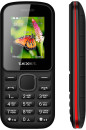 Мобильный телефон Texet 130-TM черный красный 1.77" Bluetooth