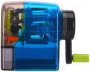 Точилка для карандашей механическая Deli ER10800 1 отверстие пластик ассорти/прозрачный3