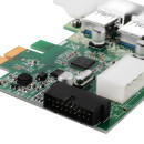 Контроллер Orient VA-3U2219PELP (OEM) PCI-Ex1, USB3.0, 2ext/2int (19pin) port, Low Profile, VIA VL805 chipset, разъем доп.питания, oem3