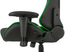 Кресло игровое Бюрократ VIKING ZOMBIE A4 GN черный/зеленый искусственная кожа2