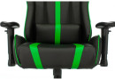 Кресло игровое Бюрократ VIKING ZOMBIE A4 GN черный/зеленый искусственная кожа3