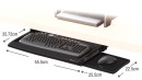 Подставка для клавиатуры и мыши Fellowes Office Suites Deluxe, шт FS-803123