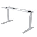 Основание стола с регулировкой высоты Fellowes Levado серебристый FS-97086