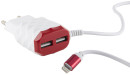 Сетевое зарядное устройство Red Line NC-2.1AC 2.1A 8-pin Lightning красный УТ0000136202