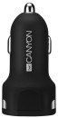 Автомобильное зарядное устройство Canyon CNE-CCA04B 2.1A черный2
