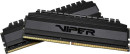 Оперативная память для компьютера 32Gb (2x16Gb) PC4-25600 3200MHz DDR4 DIMM CL16 Patriot Viper 4 Blackout PVB432G320C6K2