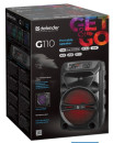 Портативная акустика G110 12Вт, Light/BT/FM/USB/LED/AUX3