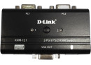 KVM-переключатель D-Link KVM-121/B1A 2-портовый KVM-переключатель с портами VGA и PS/23