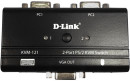 KVM-переключатель D-Link KVM-121/B1A 2-портовый KVM-переключатель с портами VGA и PS/24