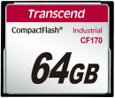 Промышленная карта памяти CompactFlash Transcend 170, 64 Гб MLC, темп. режим от -25? до +85?