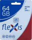 Карта памяти microSDXC 64Gb Flexis FMSD064GU12