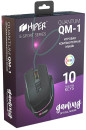 Мышь проводная HIPER Quantum Q-M1 чёрный USB6