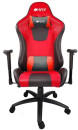 Игровое кресло HIPER HGS-104 чёрно-красное (кожа-PU, 2D подлокотник, газлифт класс 3, регулируемый угол наклона, механизм качания)2