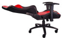 Игровое кресло HIPER HGS-104 чёрно-красное (кожа-PU, 2D подлокотник, газлифт класс 3, регулируемый угол наклона, механизм качания)3