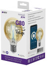 Лампочка: HIPER Smart LED Filament bulb IoT G80 Vintage/Умная филамент LED лампочка/Wi-Fi/Е27/Шар/7Вт/2700К-6500К/600lm/Тонировка3