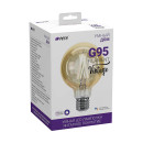 Лампочка: HIPER Smart LED Filament bulb IoT G95 Vintage/Умная филамент LED лампочка/Wi-Fi/Е27/Шар/7Вт/2700К-6500К/600lm/Тонировка2