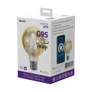 Лампочка: HIPER Smart LED Filament bulb IoT G95 Vintage/Умная филамент LED лампочка/Wi-Fi/Е27/Шар/7Вт/2700К-6500К/600lm/Тонировка3