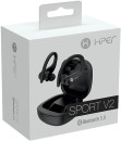 Наушники Hiper TWS Sport V2  Bluetooth 5.0 гарнитура Li-Pol 2x35mAh +480mAh черный6