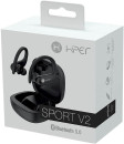 Наушники Hiper TWS Sport V2  Bluetooth 5.0 гарнитура Li-Pol 2x35mAh +480mAh черный7