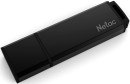 Флеш Диск Netac U351 16Gb <NT03U351N-016G-30BK>, USB3.0, с колпачком, металлическая чёрная2