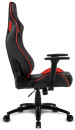 Игровое кресло Sharkoon Elbrus 2 чёрно-красное (синтетическая кожа, регулируемый угол наклона, механизм качания)4