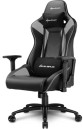 Игровое кресло Sharkoon Elbrus 3 чёрно-серое (синтетическая кожа, регулируемый угол наклона, механизм качания)2