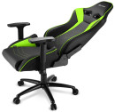 Кресло для геймеров Sharkoon Elbrus 3 черный/зеленый5