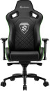 Кресло для геймеров Sharkoon Shark Skiller SGS4 черный/зеленый2