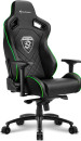 Кресло для геймеров Sharkoon Shark Skiller SGS4 черный/зеленый3