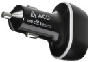 Автомобильное зарядное устройство ACD ACD-С632P-V1B 3/2/1.5 А USB-C черный3