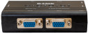 DKVM-4U/C2A 4-port KVM Switch with VGA and USB ports. Control 4 computers from a single keyboard, monitor, mouse, Supports video resolutions up to 2048 x 1536, Switching button or Hot Key command, Auto-scan mode, Buzzer. Quick Guide + 2 Sets of KVM Cable