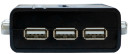 DKVM-4U/C2A 4-port KVM Switch with VGA and USB ports. Control 4 computers from a single keyboard, monitor, mouse, Supports video resolutions up to 2048 x 1536, Switching button or Hot Key command, Auto-scan mode, Buzzer. Quick Guide + 2 Sets of KVM Cable2