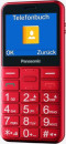 Мобильный телефон Panasonic TU150 красный моноблок 2Sim 2.4" 240x320 0.3Mpix GSM900/1800 MP3 FM microSDHC max32Gb