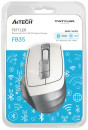 Мышь беспроводная A4TECH Fstyler FB35 белый серый USB + радиоканал2