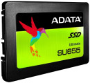 Твердотельный накопитель SSD 2.5" 240 Gb A-Data Ultimate SU655 Read 520Mb/s Write 450Mb/s 3D NAND TLC ASU655SS-240GT-C2