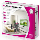 Кронштейн для телевизора Ultramounts UM 898 черный 23"-42" макс.30кг настенный поворотно-выдвижной и наклонный2