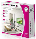 Кронштейн для телевизора Ultramounts UM 902 черный 23"-55" макс.30кг настенный поворотно-выдвижной и наклонный2