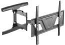 Кронштейн для телевизора Ultramounts UM 910 черный 37"-75" макс.35кг настенный поворотно-выдвижной и наклонный